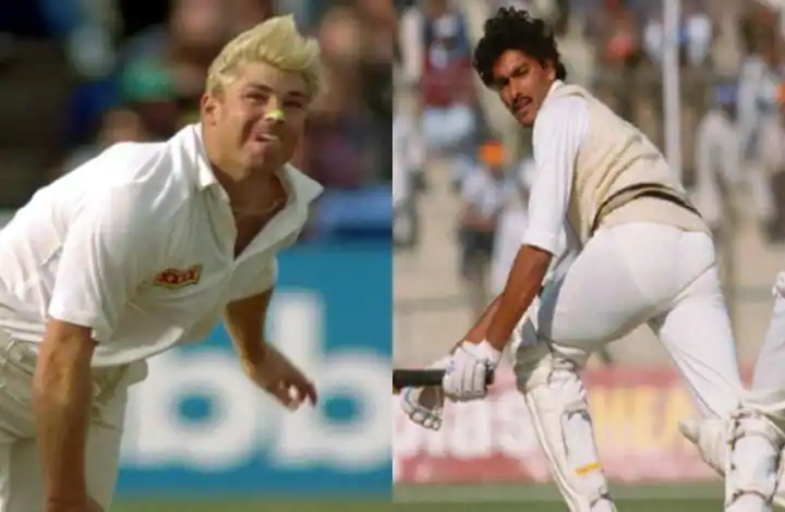 Shane Warne and Ravi Shastri