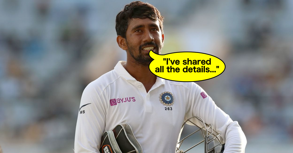 Wriddhiman Saha-Journalist Row: I Have Shared All The Details With The Committee: Saha