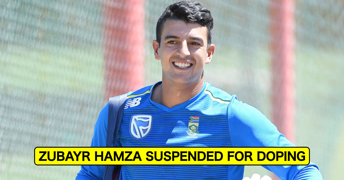 ICC Charges South African Cricket Zubayr Hamza For Failing Dope Test