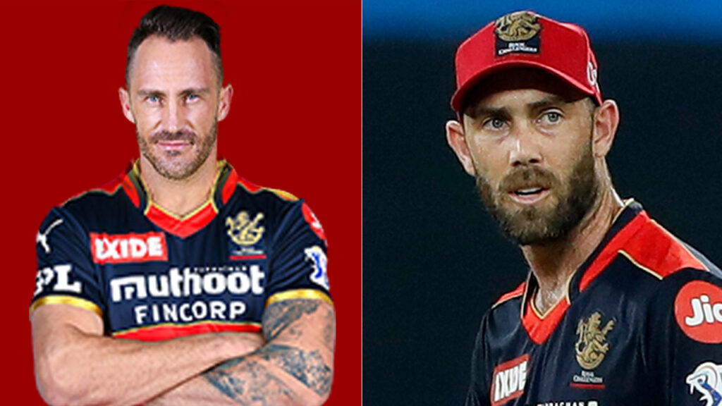 Faf du Plessis and Glenn Maxwell for RCB. Photo- Twitter