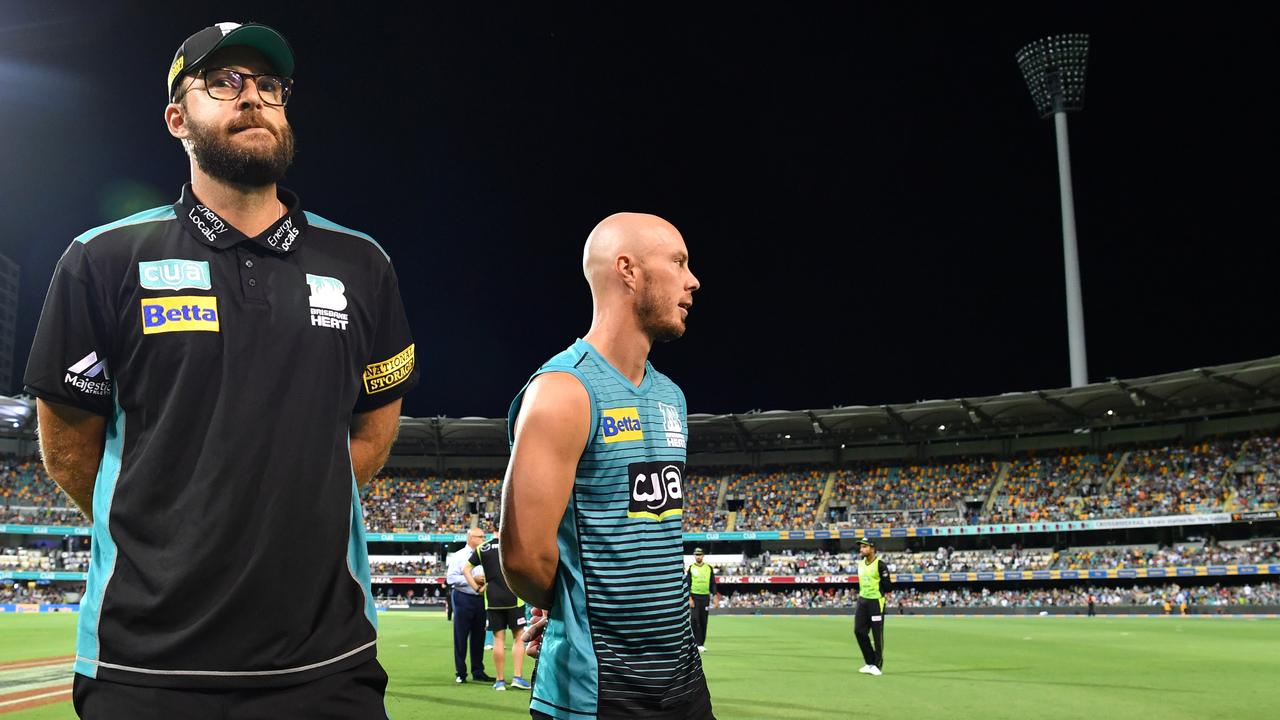 Daniel Vettori and Chris Lynn (Image Credits: Twitter)