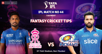 Rajasthan Royals vs Mumbai Indians Dream11 Prediction, Fantasy Cricket Tips, Dream11 Team, Playing XI, Pitch Report, Injury Update- Tata IPL 2022