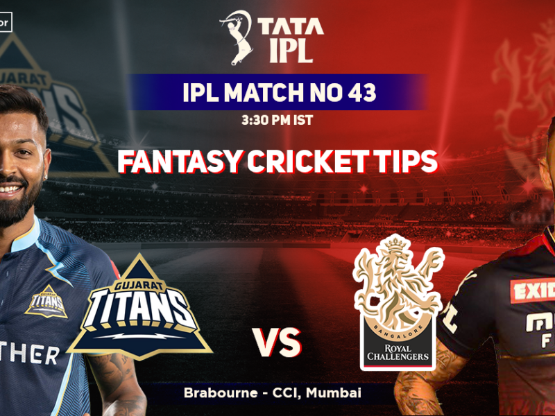 Gujarat Titans vs Royal Challengers Bangalore Dream11 Prediction, Fantasy Cricket Tips, Dream11 Team, Playing XI, Pitch Report, Injury Update- Tata IPL 2022