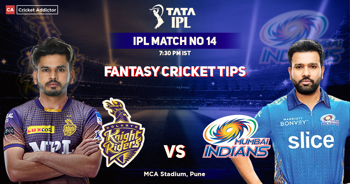Kolkata Knight Riders vs Mumbai Indians Dream11 Prediction, Fantasy Cricket Tips, Dream11 Team, Playing XI, Pitch Report, Injury Update- Tata IPL 2022