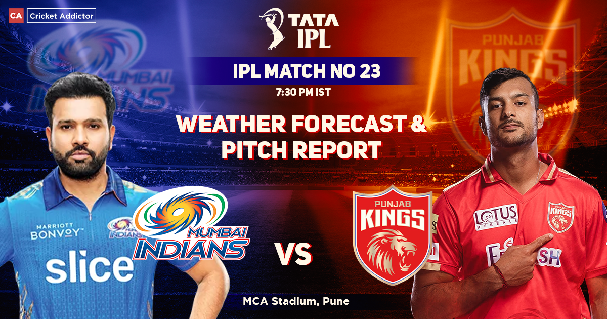 Mumbai Indians vs Punjab Kings Weather Forecast And Pitch Report, IPL 2022, Match 23, MI vs PBKS