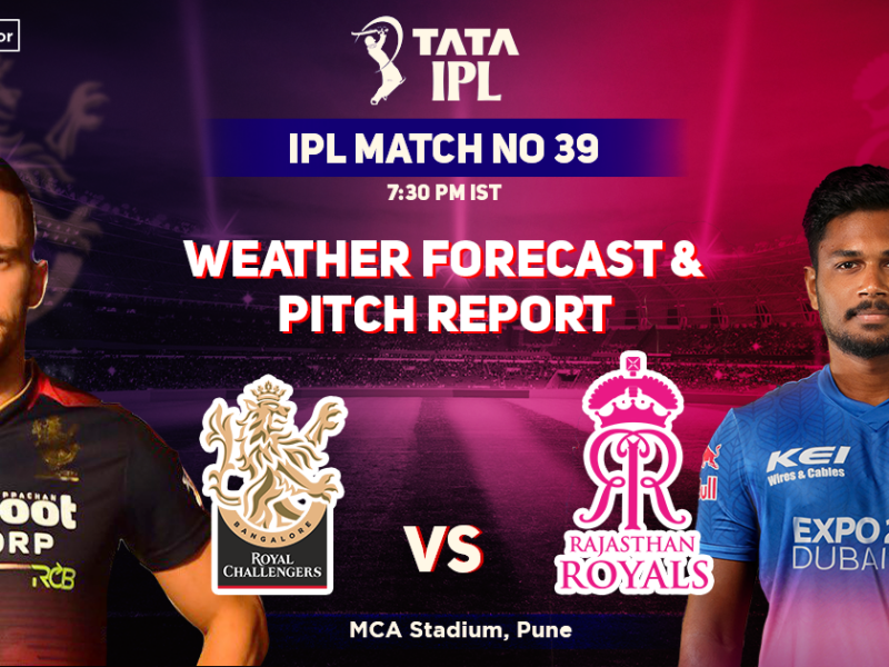 Royal Challengers Bangalore vs Rajasthan Royals Weather Forecast And Pitch Report, IPL 2022, Match 39, RCB vs RR