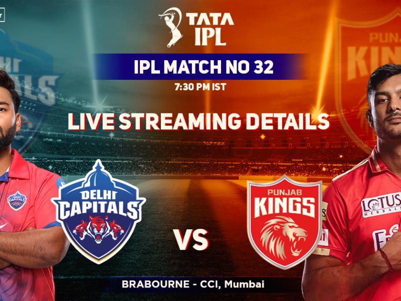 DC vs PBKS Live Streaming Details- When And Where To Watch Delhi Capitals vs Punjab Kings Live In Your Country? IPL 2022 Match 32