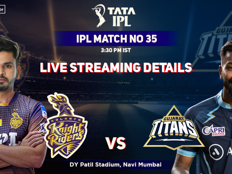 Kolkata Knight Riders vs Gujarat Titans Live Streaming Details: When And Where To Watch KKR vs GT Live In Your Country? IPL 2022, Match 35, KKR vs GT
