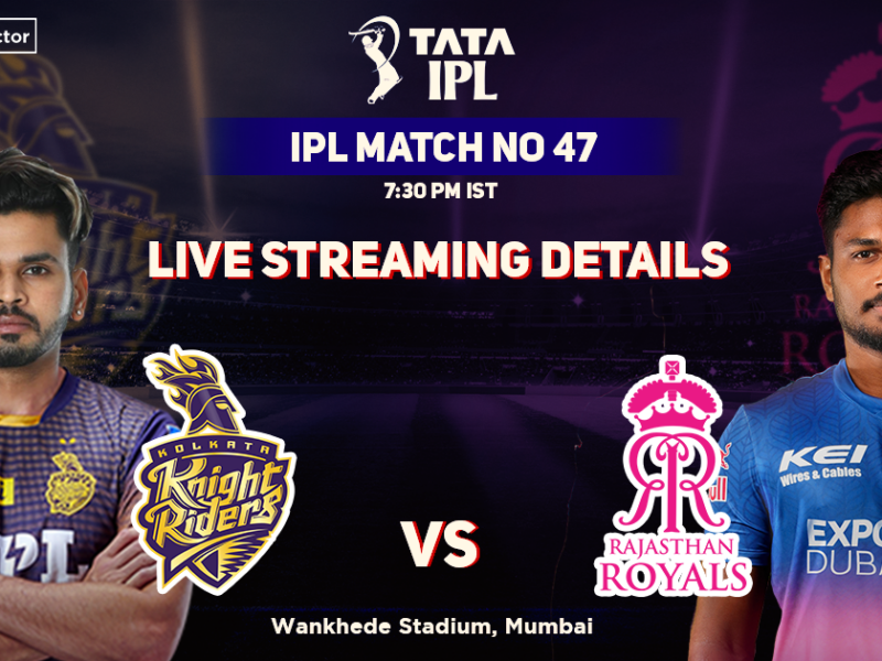 Kolkata Knight Riders vs Rajasthan Royals Live Streaming Details: When And Where To Watch The Match Between KKR And RR Live In Your Country? IPL 2022, Match 47, KKR vs RR