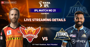 SunRisers Hyderabad vs Gujarat Titans Live Streaming Details: When And Where To Watch SRH vs GT Live In Your Country? IPL 2022, Match 21, SRH vs GT