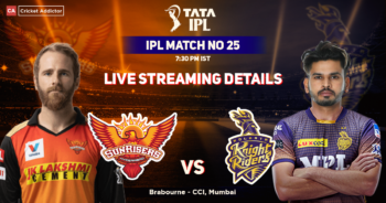 Sunrisers Hyderabad vs Kolkata Knight Riders Live Streaming Details- When And Where To Watch SRH vs KKR Live In Your Country? IPL 2022 Match 25