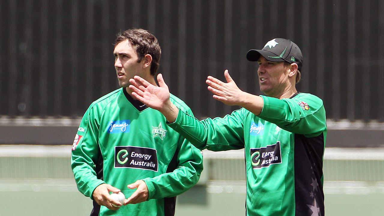 Glenn Maxwell and Shane Warne