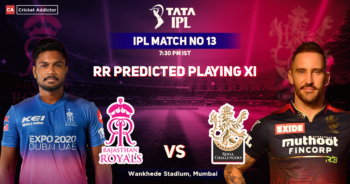 RR vs RCB- Rajasthan Royals’ Predicted Playing XI Against Royal Challengers Bangalore, IPL 2022 Match 13 21 Rajasthan Royals vs Royal Challengers Bangalore, RR Playing 11 vs RCB (Predicted), IPL 2022, Match 13, RR vs RCB