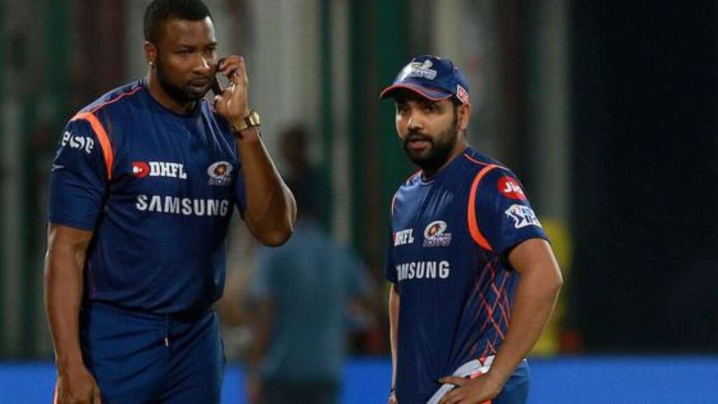 Rohit Sharma and Kieron Pollard