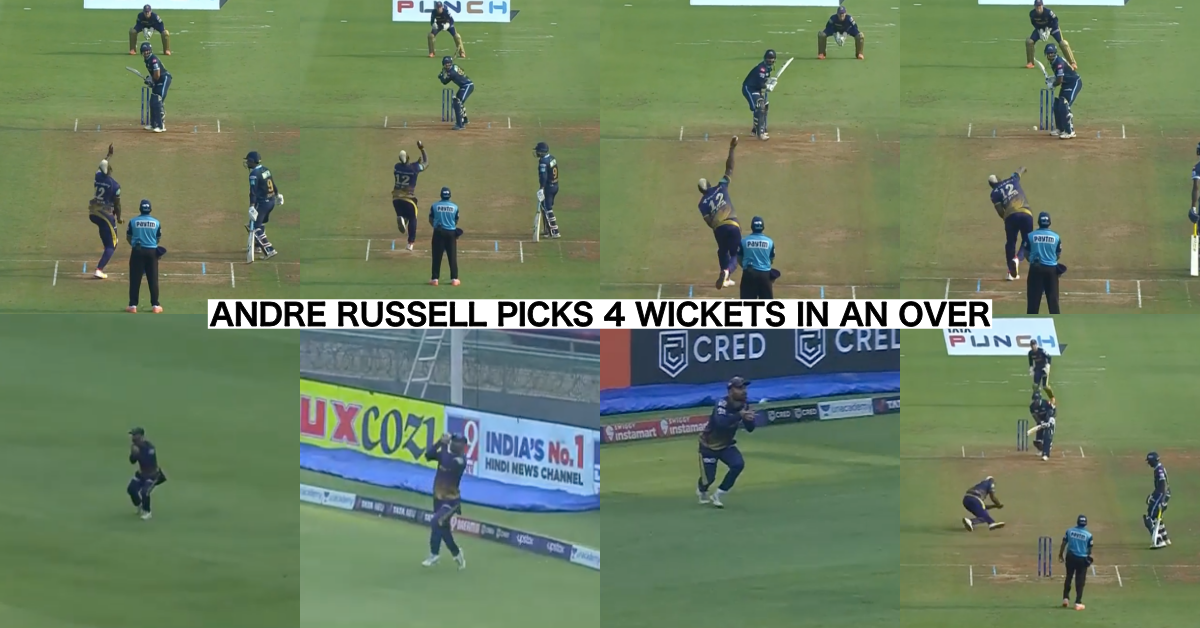 KKR vs GT: Watch - Andre Russell Picks Four Wickets In The Only Over He Bowls - Vimarsana News