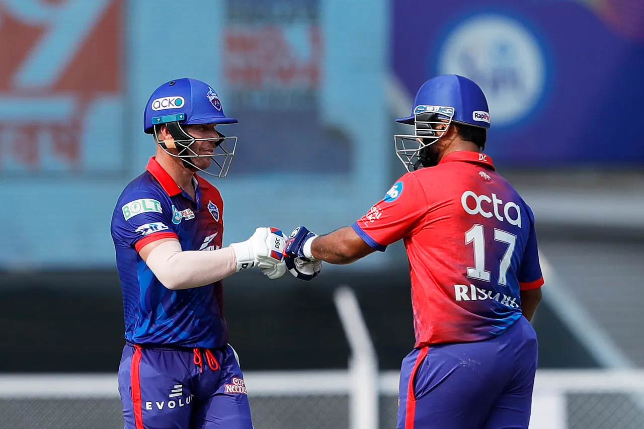 DAvid Warner and Prithvi Shaw. Photo-IPL