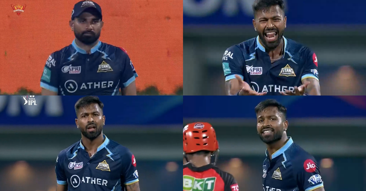 IPL 2022: Watch - Gujarat Titans Captain Hardik Pandya Shouts At Mohammad Shami For Not Going For A Catch Against SRH