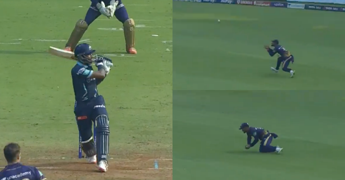 KKR vs GT: Watch – Hardik Pandya Departs After Scoring 67 As Rinku Singh Grabs A Good Catch Off Tim Southee's Delivery
