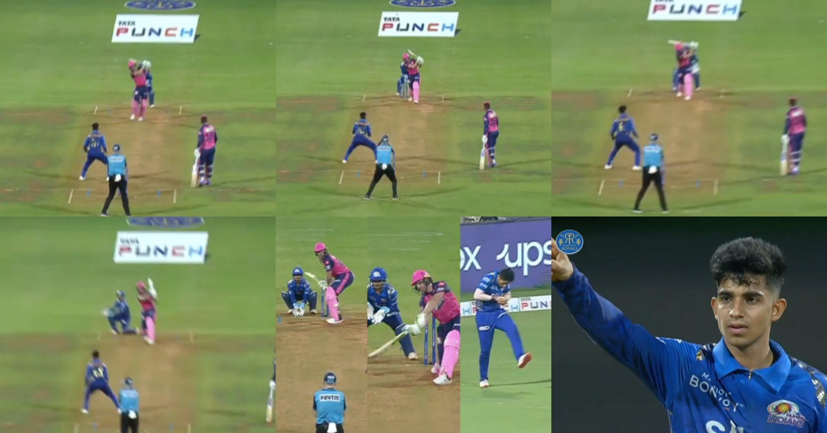 RR vs MI: Watch – Hrithik Shokeen Dismisses Man In-form Jos Buttler After Being Hit For 4 Sixes In The Over