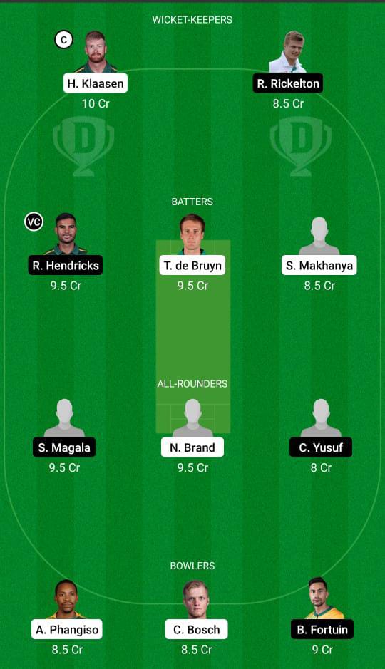 TIT vs LIO Dream 11 Prediction Fantasy Cricket Tips Dream11 Team South African One-Day Cup 