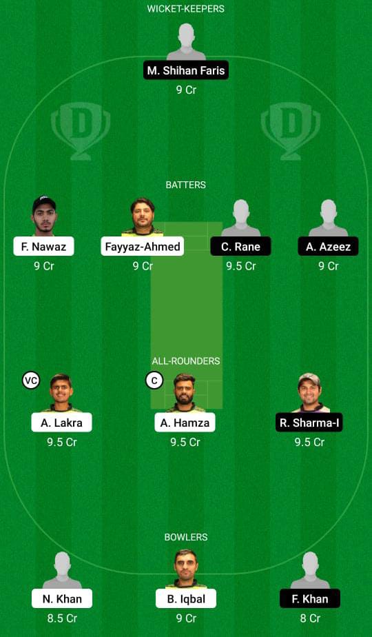 KAS vs DUA Dream11 Prediction Fantasy Cricket Tips Dream11 Team Sharjah Ramadan T20 League 