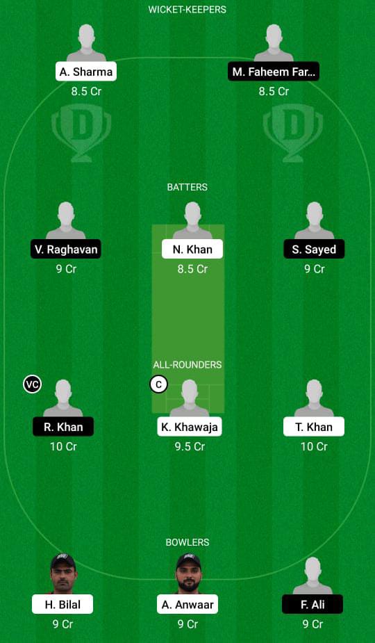 MEM vs RKE Dream11 Prediction Fantasy Cricket Tips Dream11 Team Sharjah Ramadan T10 League 