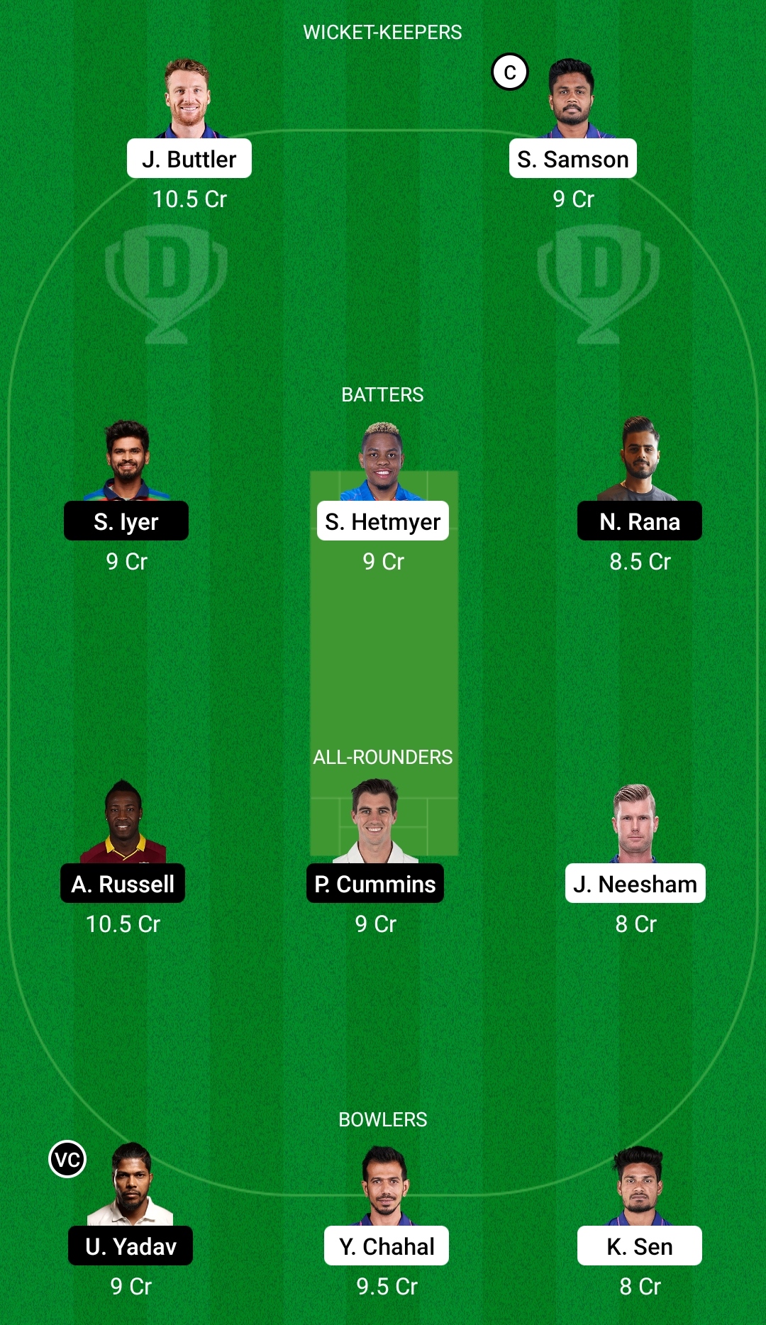 Rajasthan Royals vs Kolkata Knight Riders Dream11 Prediction Fantasy Cricket Tips Dream11 Team Tata IPL 2022 