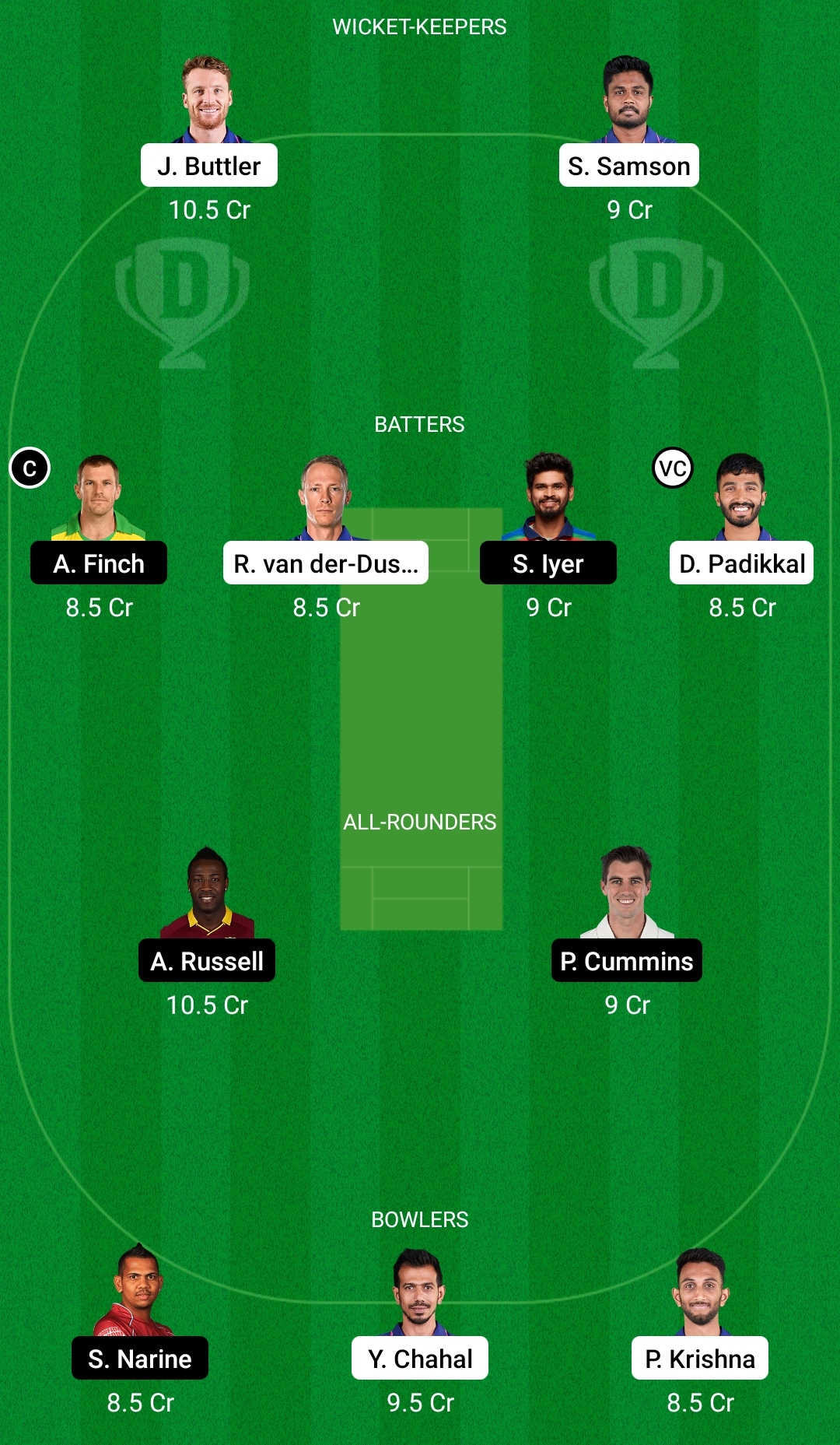 Rajasthan Royals vs Kolkata Knight Riders Dream11 Prediction Fantasy Cricket Tips Dream11 Team Tata IPL 2022 