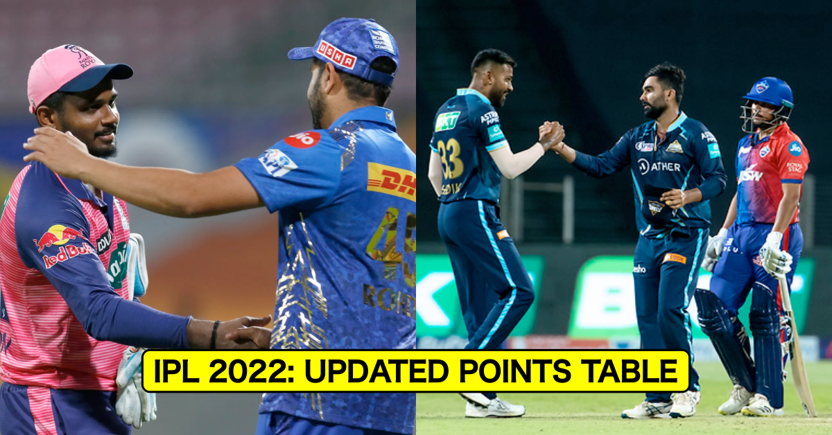 Ipl 2022 Updated Points Table Orange Cap And Purple Cap After Mi Vs Rr And Gt Vs Dc 