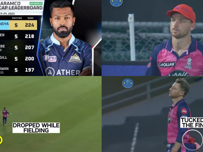Fact Check: Did Jos Buttler Remove His Orange Cap While Fielding vs GT Because Hardik Pandya Overtook His Tally Of Most Runs In IPL 2022?