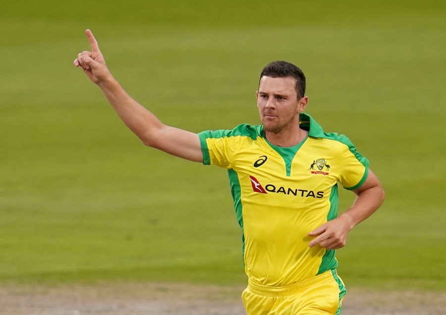 Josh Hazlewood. Photo- Getty, Australia