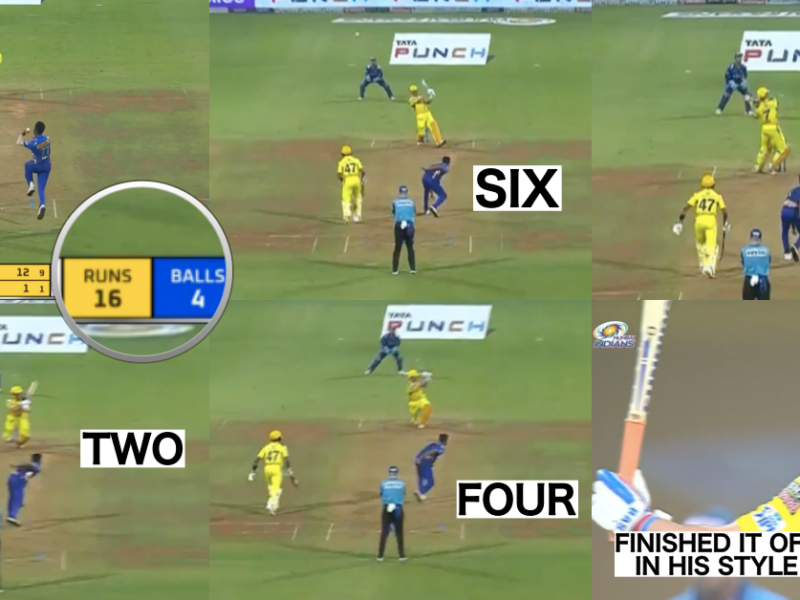 MI vs CSK: Watch - MS Dhoni Hits Jaydev Unadkat For 6,4,2 And 4 In Last Over To Seal The Win For CSK In Last Over