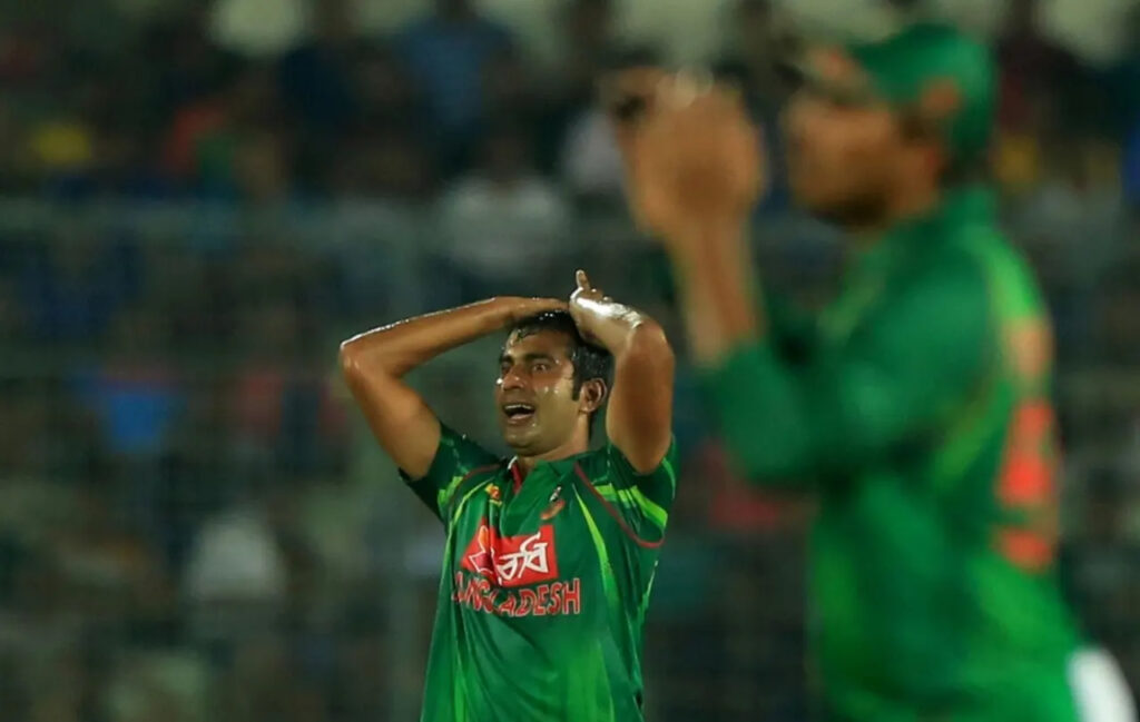 Mosharraf Hossain played five ODIs for Bangladesh. PHoto- AFP-Getty Images