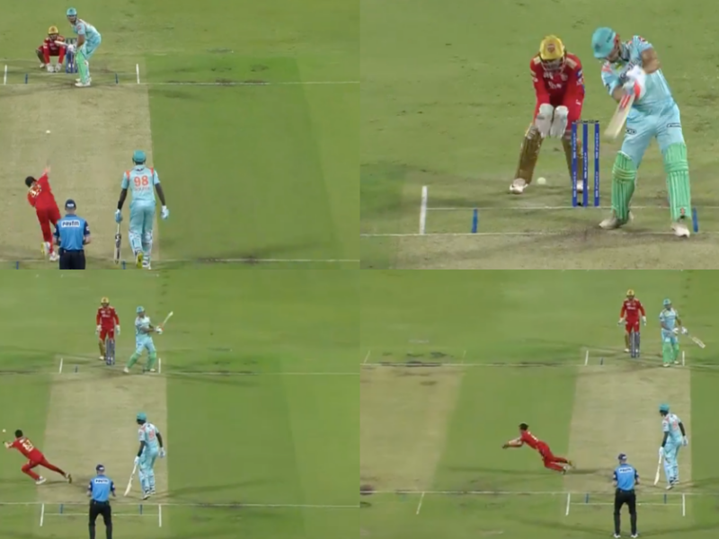 PBKS vs LSG: Watch – Rahul Chahar Takes A Stunning Return Catch Off His Own Bowling To Dismiss Marcus Stoinis