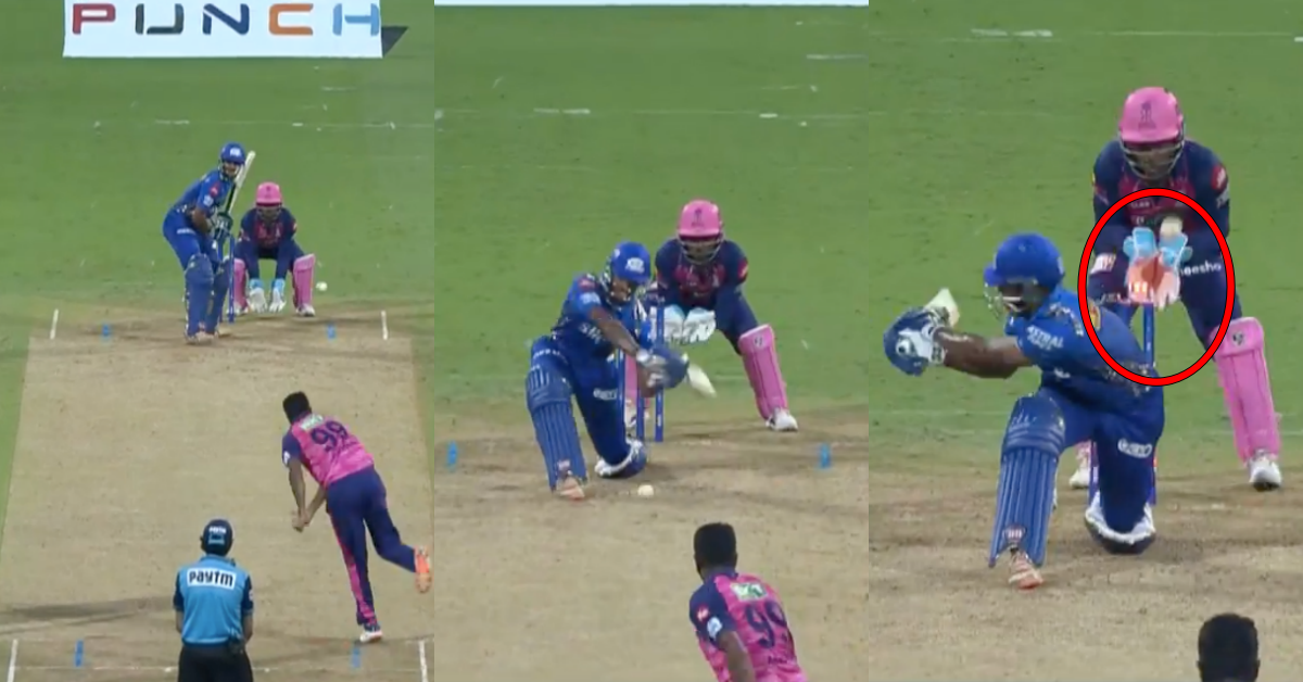 RR Vs MI: Watch - Ravichandran Ashwin Rattles N Tilak Varma’s Stumps With A Beauty
