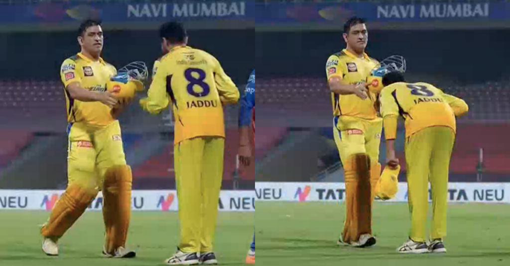 MI Vs CSK: Watch - Ravindra Jadeja Bows Down To MS Dhoni After Dhoni’s ...