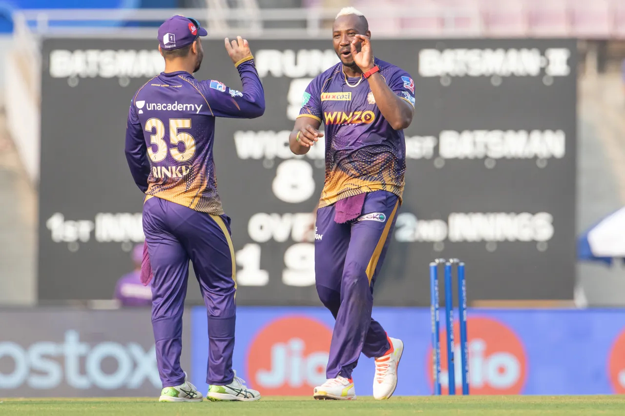 Rinku Singh and Andre Russell. Photo-IPL