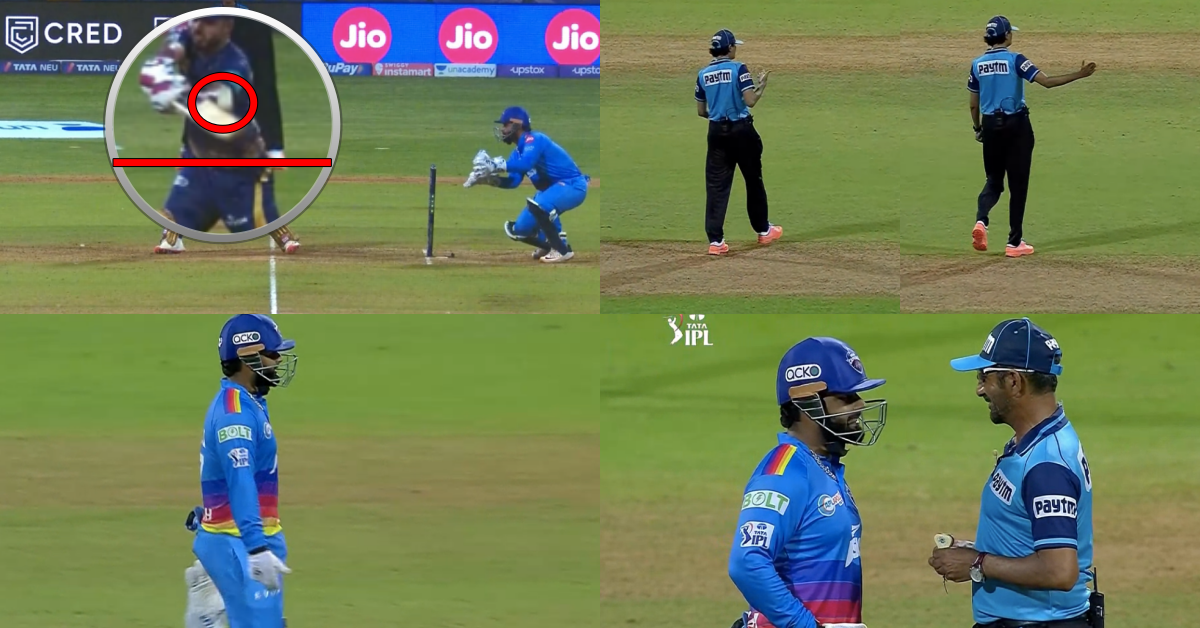 DC vs KKR: Watch - DC Captain Rishabh Pant Argues With On-Field Umpires After Waist High No-Ball
