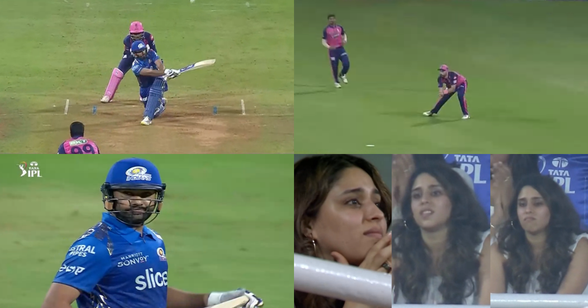RR vs MI: Watch - Ritika Sajdeh Gets Dejected After Husband Rohit Sharma Gets Dismissed For 2 On His Birthday vs RR