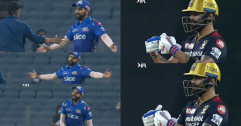 RCB vs MI: Watch - Rohit Sharma Gives Pitch Invader An "Air Hug"; Virat Kohli Appreciates The Gesture