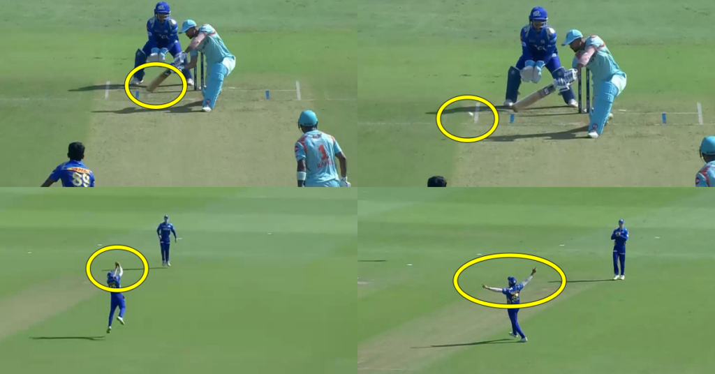 MI vs LSG: Watch - Rohit Sharma Hilariously Celebrates Catching A Bump ...