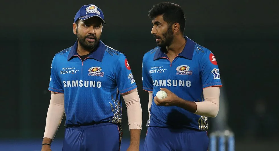 Rohit Sharma and Jasprit Bumrah (Image Credits: Twitter)