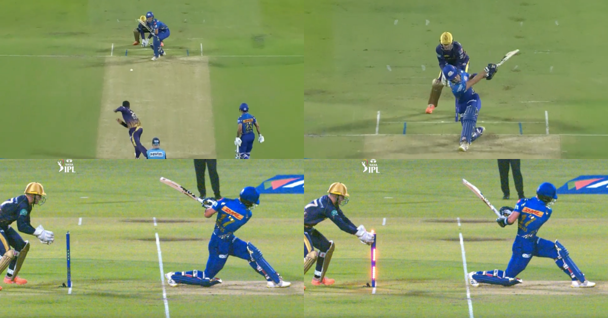 KKR vs MI: Watch - Quick Glovework From Sam Billings Ends Dewald Brevis' Enterprising Knock On IPL Debut