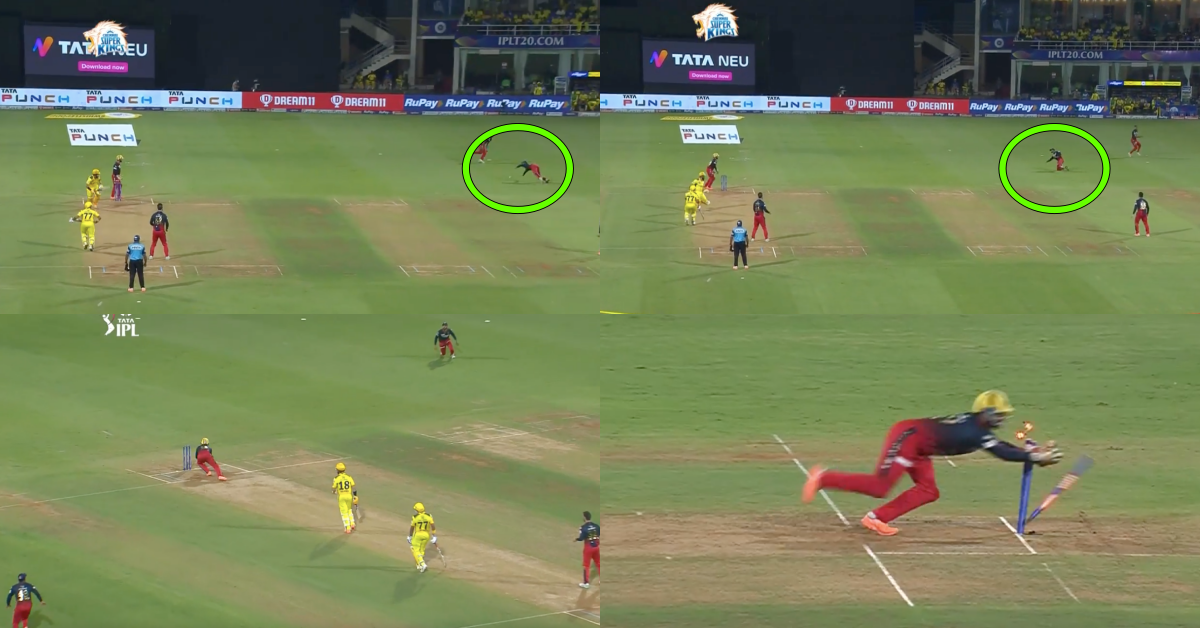 CSK vs RCB: Watch - Moeen Ali Gets Runs Out Courtesy Suyash Prabhudessai’s Brilliant Fielding At Point