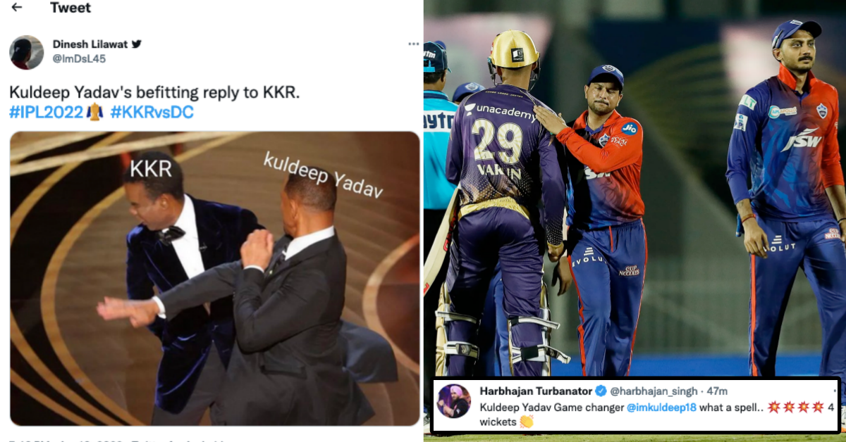 KKR vs DC: Twitter Reacts As Kuldeep Yadav Powers Delhi Capitals To Their 2nd Win Of IPL 2022