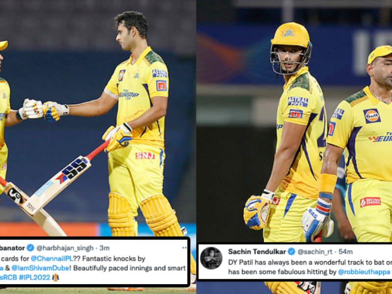 CSK vs RCB: Twitter Reacts As Robin Uthappa, Shivam Dube Stitch Incredible 165-run Partnership