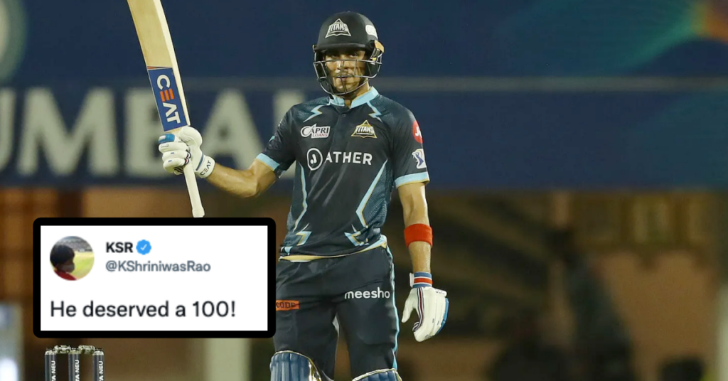 Pbks Vs Gt Twitter Reacts As Shubman Gill Misses His First Ipl Century By Runs