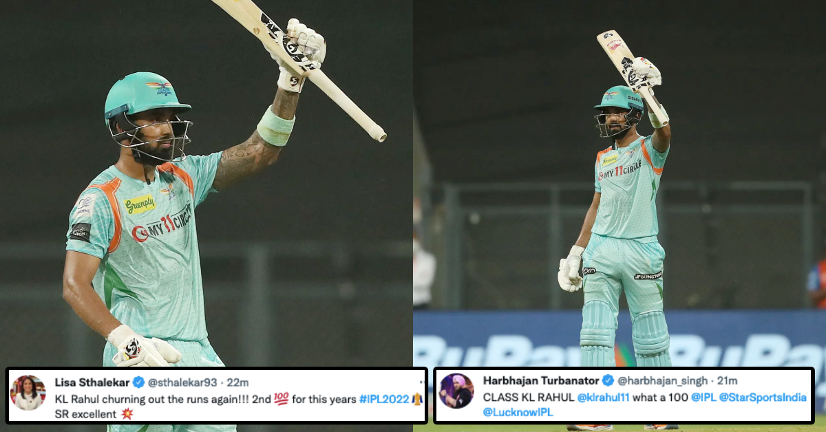 Twitter Reacts As Kl Rahul Smashes Sensational 2nd Consecutive Century Vs Mi In Ipl 2022 Newstockeck