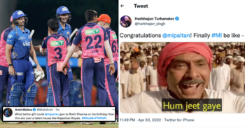 RR vs MI: Twitter Erupts As Mumbai Indians Finally Bag A Win In IPL 2022 By Defeating Rajasthan Royals By 5 Wickets