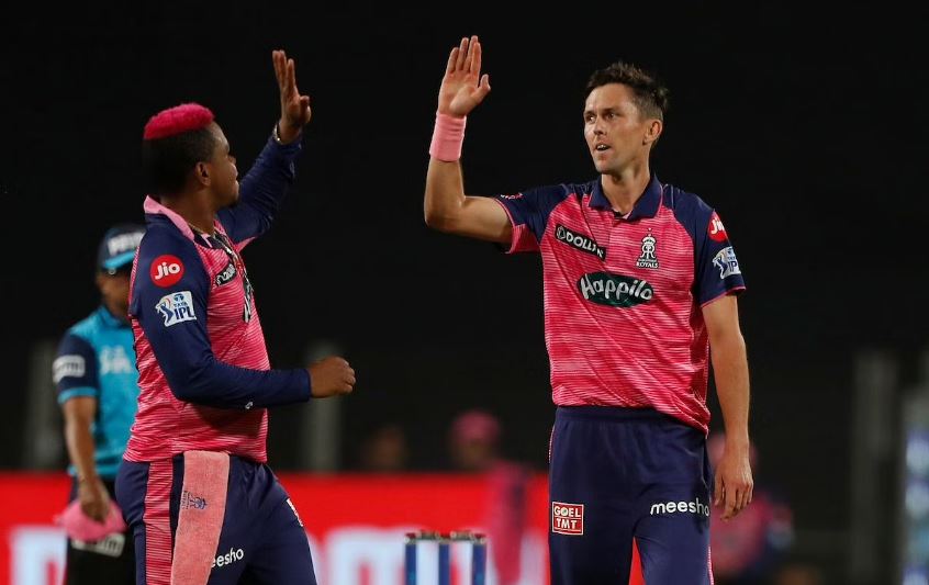 Trent Boult (right), Rajasthan Royals